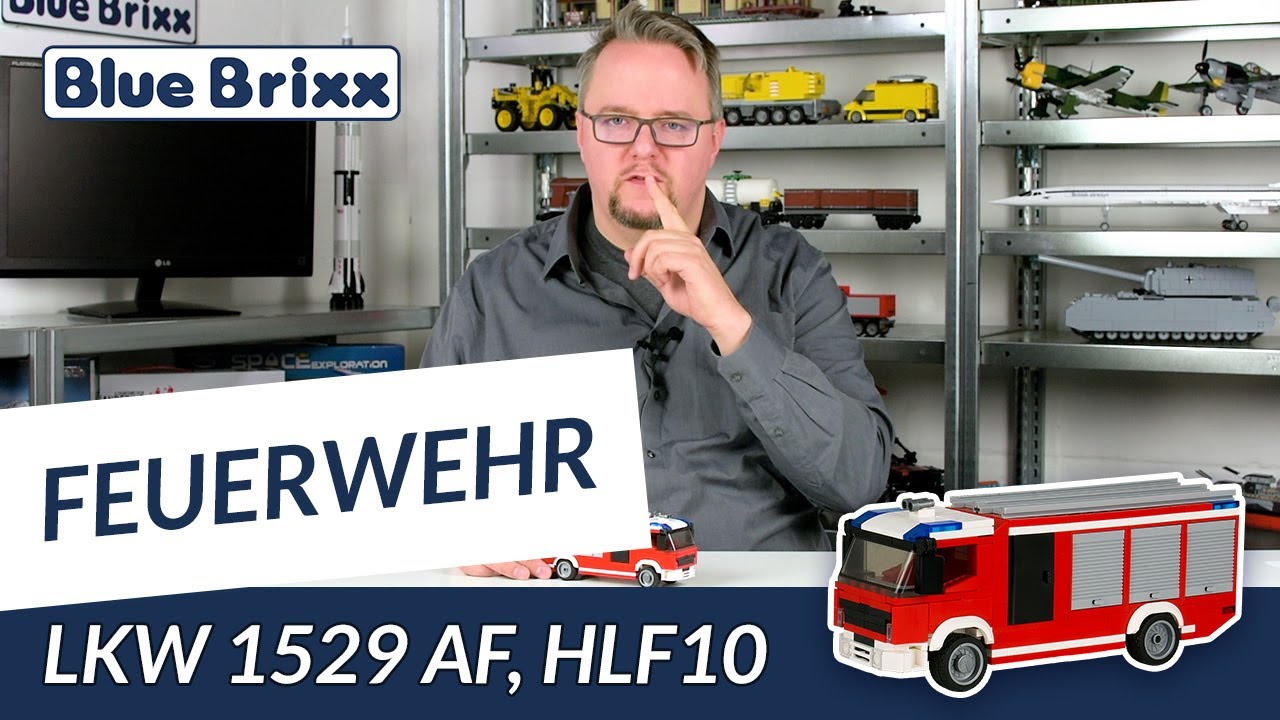 Feuerwehrfahrzeug HLF 10 von BlueBrixx