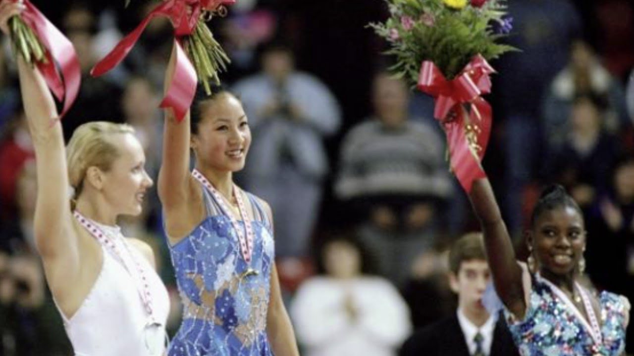 Women's free skate | 1997 Skate Canada | Kwan 🥇 Butyrskaya 🥈 Bonaly 🥉 Bobek 4️⃣