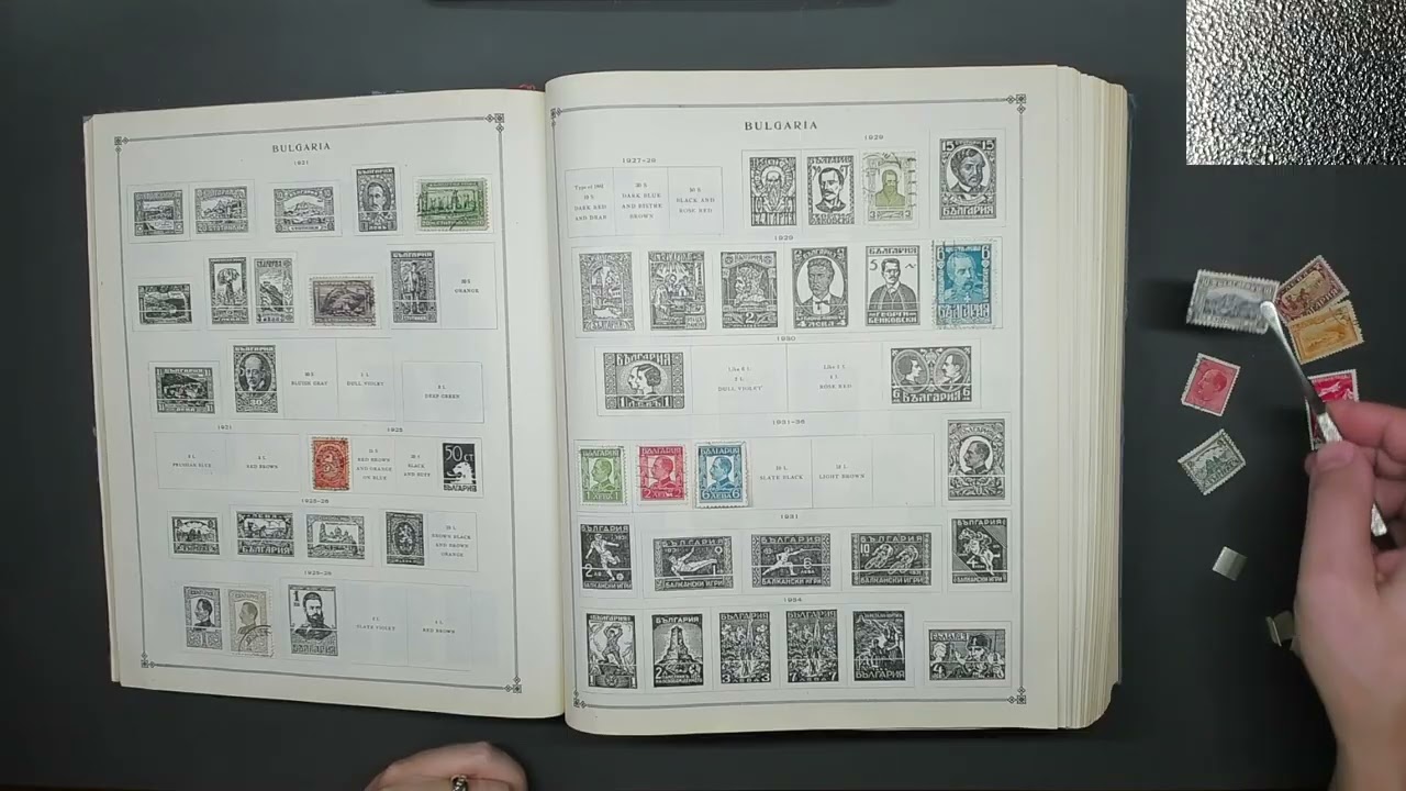 Stamp Collecting Relax and Watch - Bulgaria - Scott Junior International   Part 1