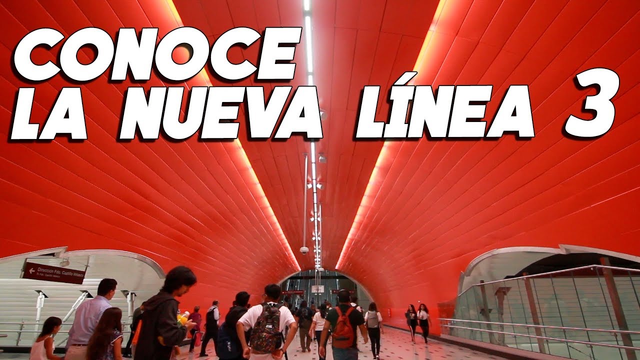La NUEVA linea 3 METRO de Santiago de CHILE