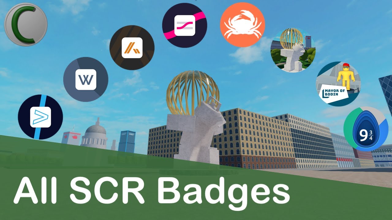 Every SCR Badge to have ever existed!