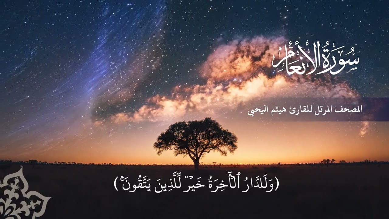 سورة الأنعام للقارئ هيثم اليحيى 