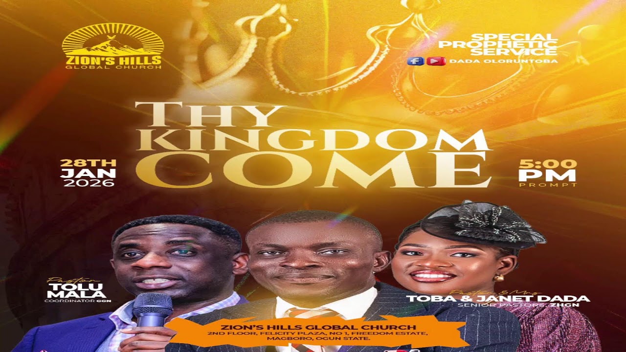 MID WEEK SERVICE  | THY KINGDOM COME | WITH PASTOR TOBA DADA