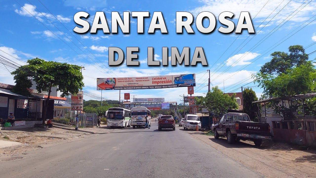 DOWNTOWN Santa Rosa de Lima El Salvador (Scenic Drive)