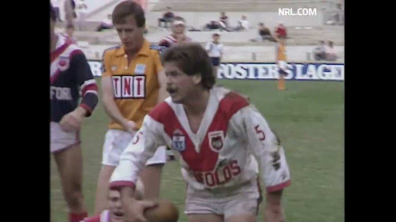 Rd 10, Dragons v Roosters, 1986