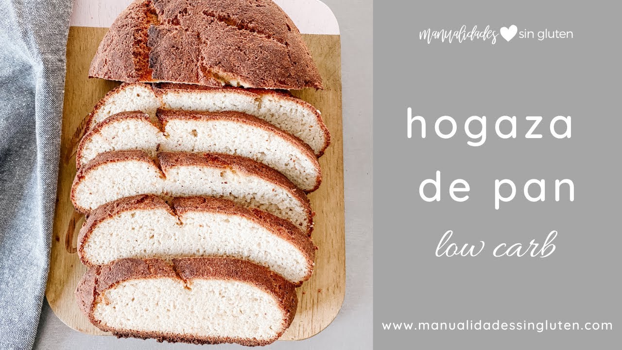 PAN DE HOGAZA LOW CARB |  sin gluten + con levadura de panadería | #panlowcarb