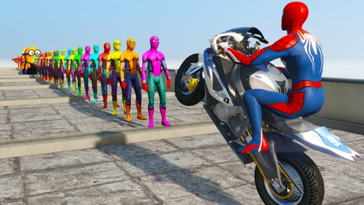 GTA 5 - Spideman Ragoll Video ( CRAZY RAGDOLLS Funny video)