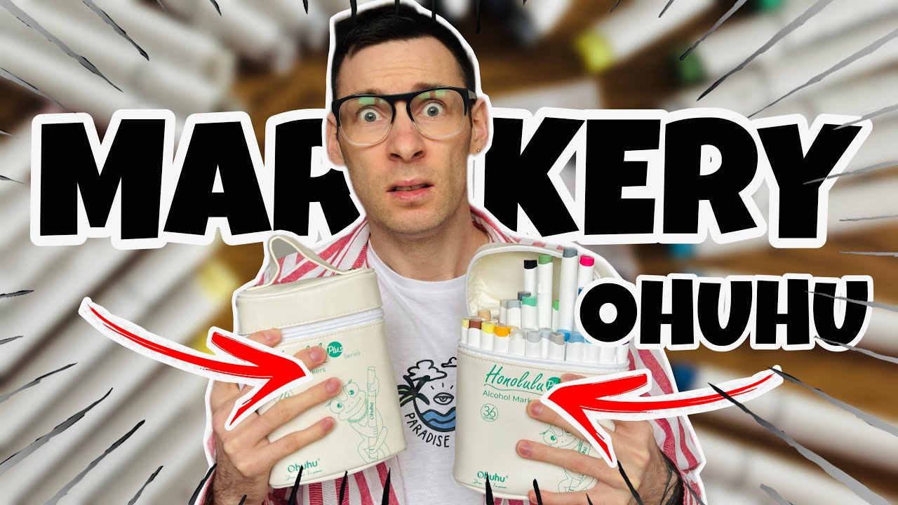 OHUHU HONOLULU MARKERS!🎨 PIERWSZY RAZ W MOIM STUDIO! UNBOXING