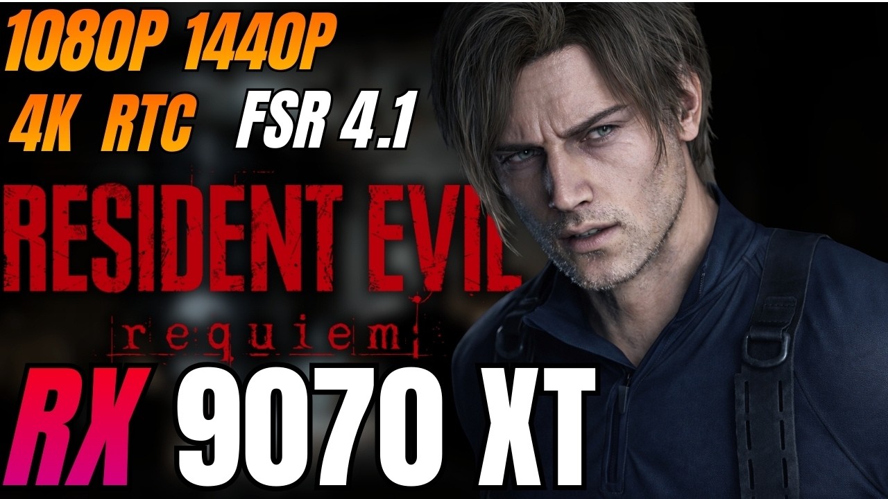 Resident Evil Requiem na RX 9070 XT Não Rodou em 4K ?