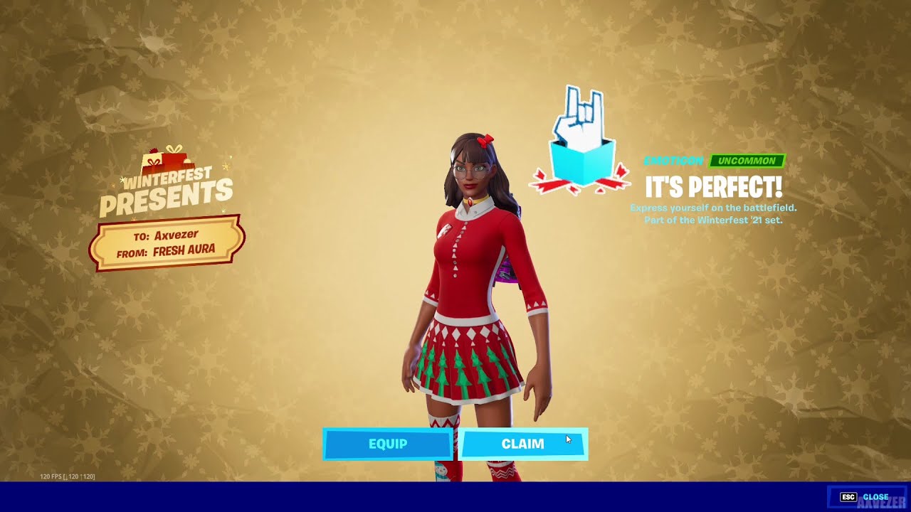 Winterfest Presents 12 day - Fortnite