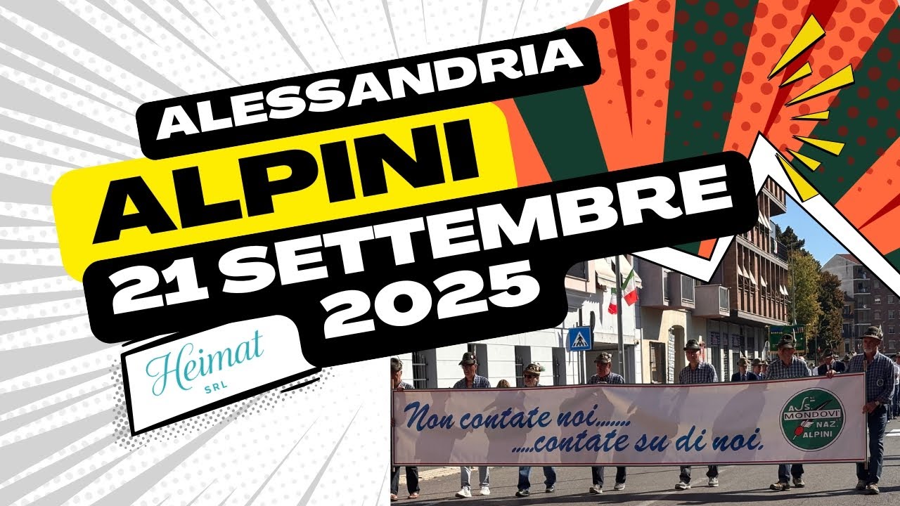 🇮🇹 Alessandria in festa: il corteo Alpino del Nord Ovest e della Francia