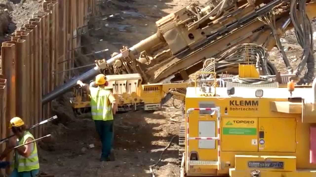 Klemm KR 807 drills anchor