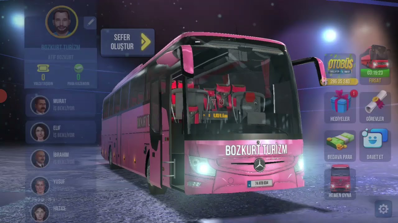Bus simulator ultimate 🚍yeni otobüs ile 🇧🇷Brezilyada'da Rio de janeiro Salvador arası sefer yaptım