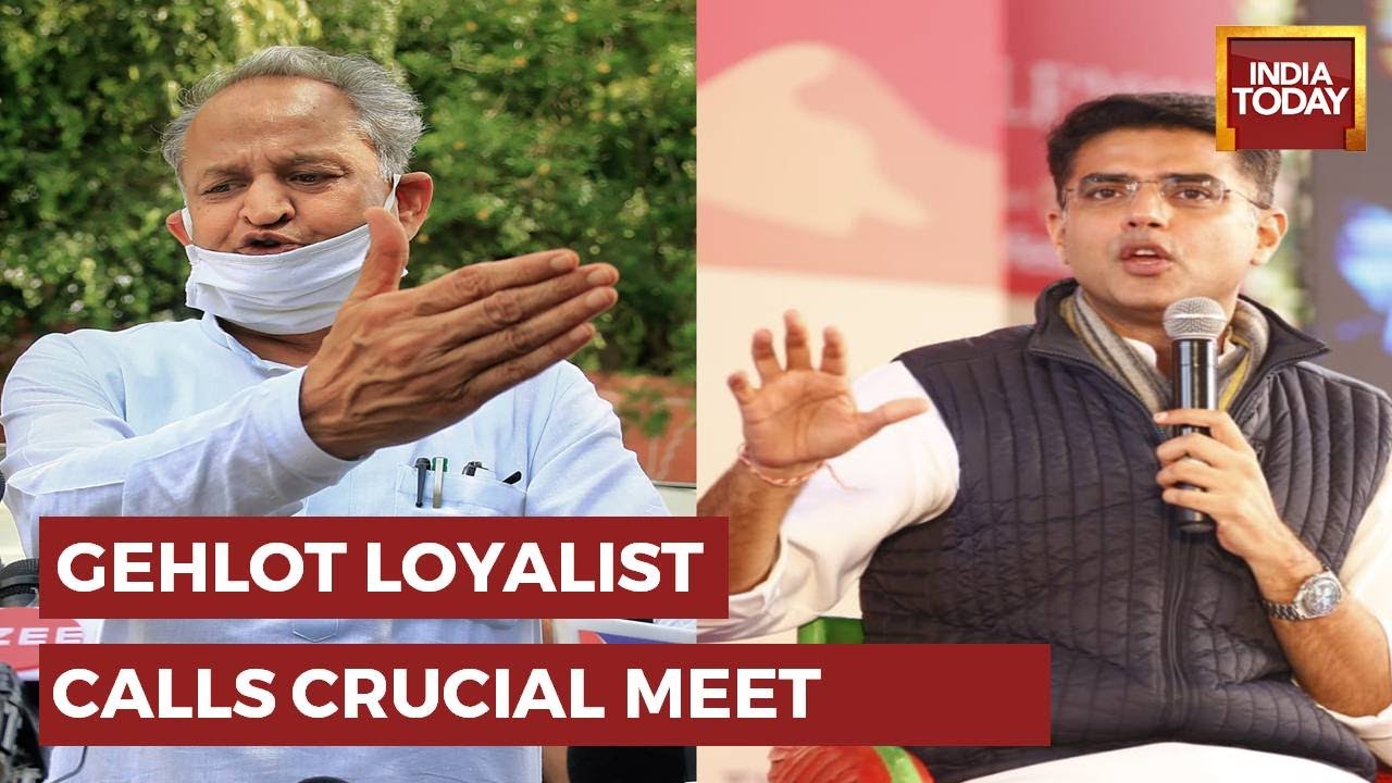 Gehlot Vs Pilot: Gehlot Camp To Meet At 5; 'Pilot As CM' Upsets Gehlot Faction