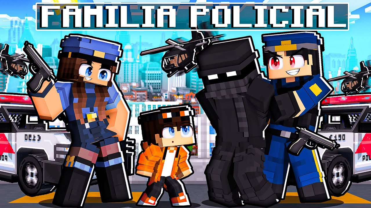 STHAN foi ADOTADO pela FAMÍLIA POLICIAL no Minecraft!