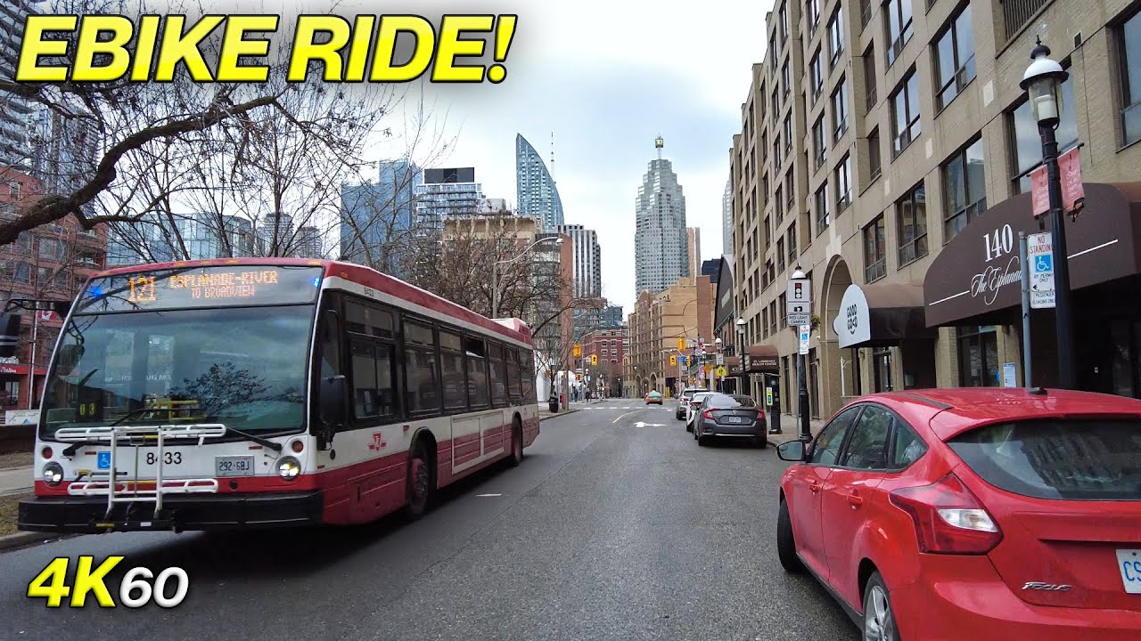 Riding My Ebike Around Toronto in Spring '22 (March 22)