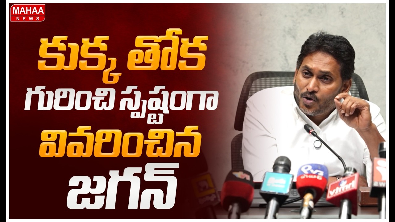 కుక్క తోక గురించి స్పష్టంగా వివరించిన జగన్ | Ys Jagan | Mahaa News