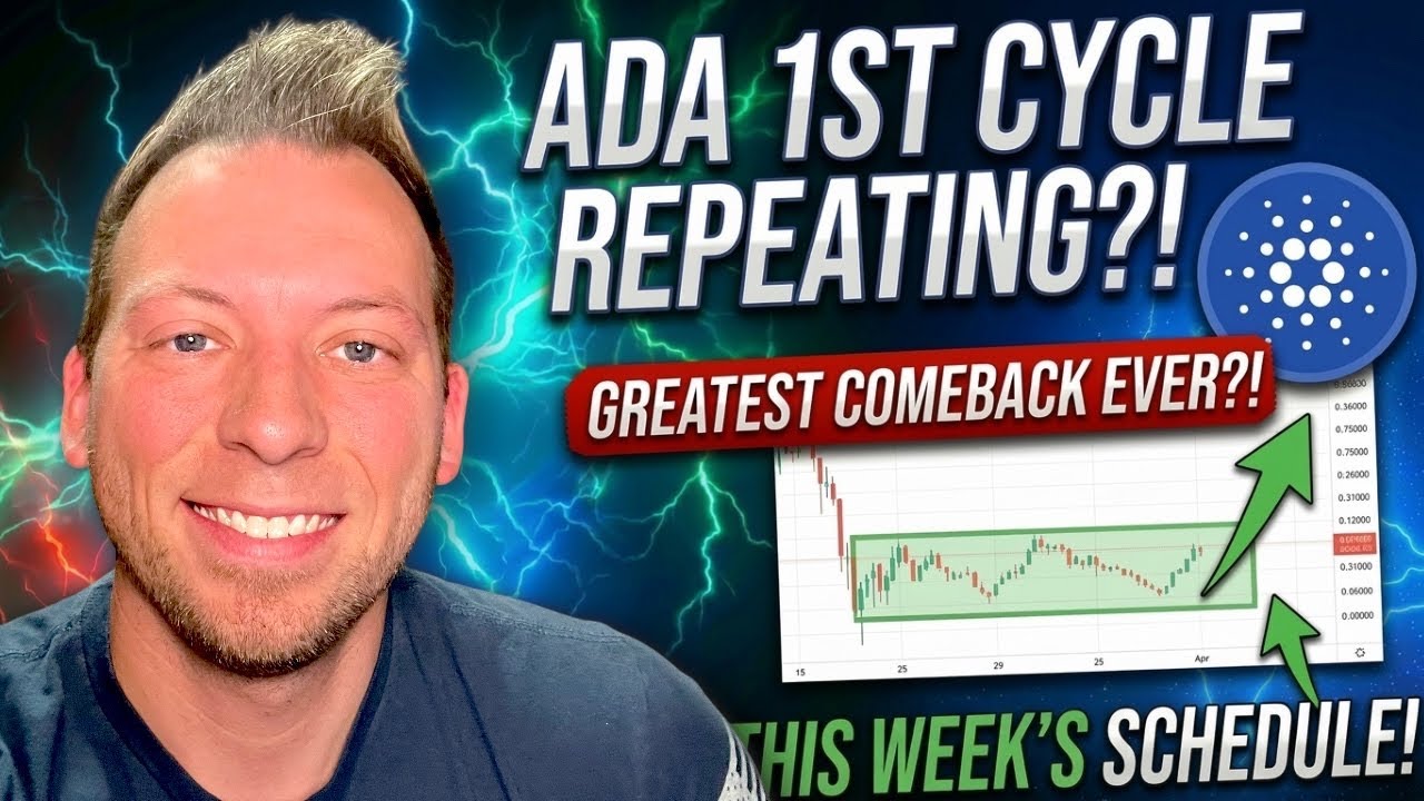 CARDANO ADA &mdash; Повторение первого цикла?! Величайшее возвращение в истории?! Расписание на неделю!