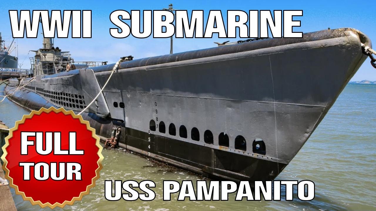 Эксклюзивный тур по подводной лодке USS Pampanito времён Второй мировой войны #NavalLegends