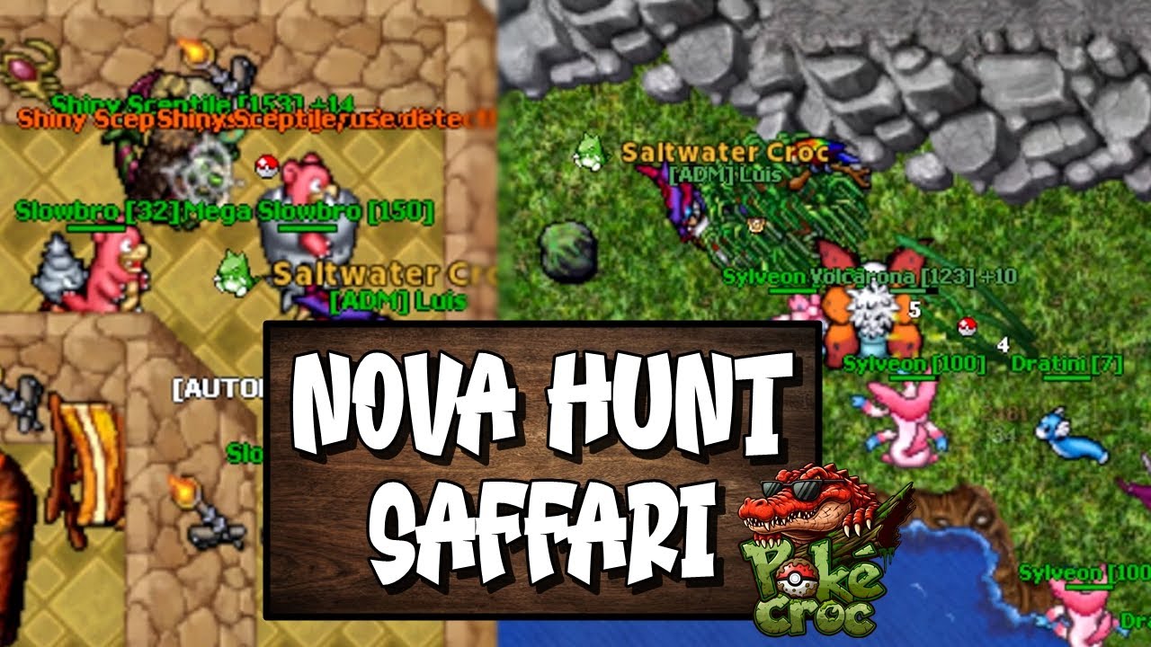 EXPLORANDO AS NOVIDADES DO SAFFARI DE KANTO | POKECROC POKETIBIA PC E MOBILE 2026