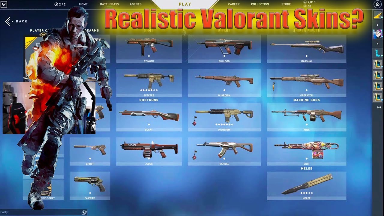The REALISTIC inventory collection made me think I was playing Battlefield!