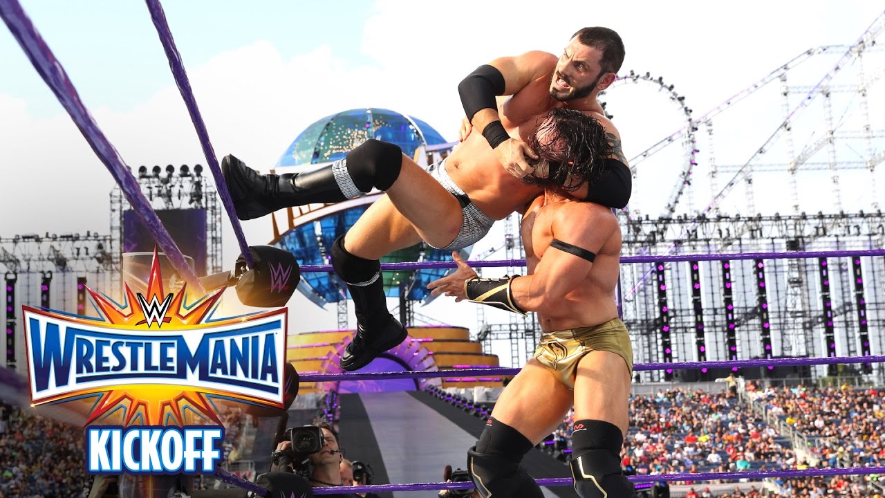 Невилл против Остина Ариеса — матч за титул чемпиона WWE в тяжёлом весе: начало WrestleMania 33