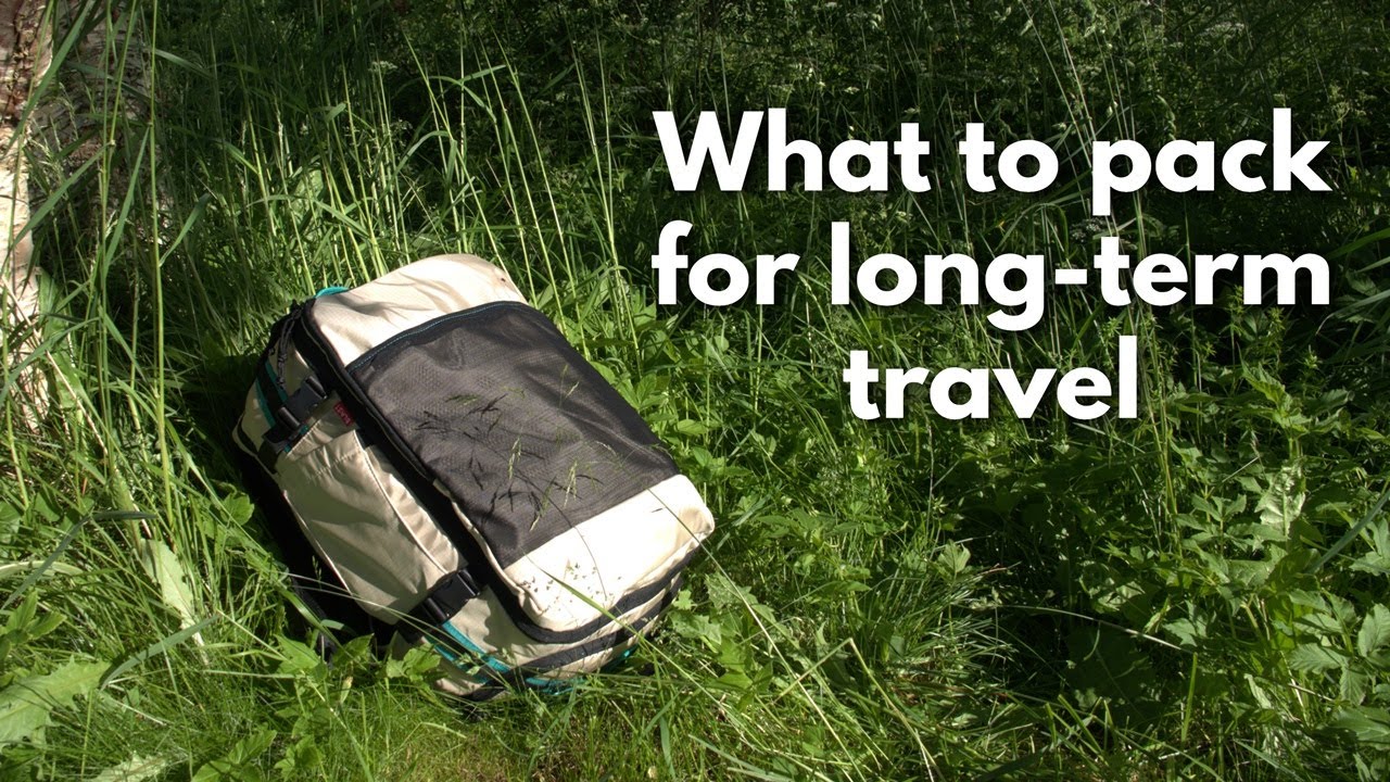 What to pack for long-term travel (Bagsmart Blast Pro 40L)