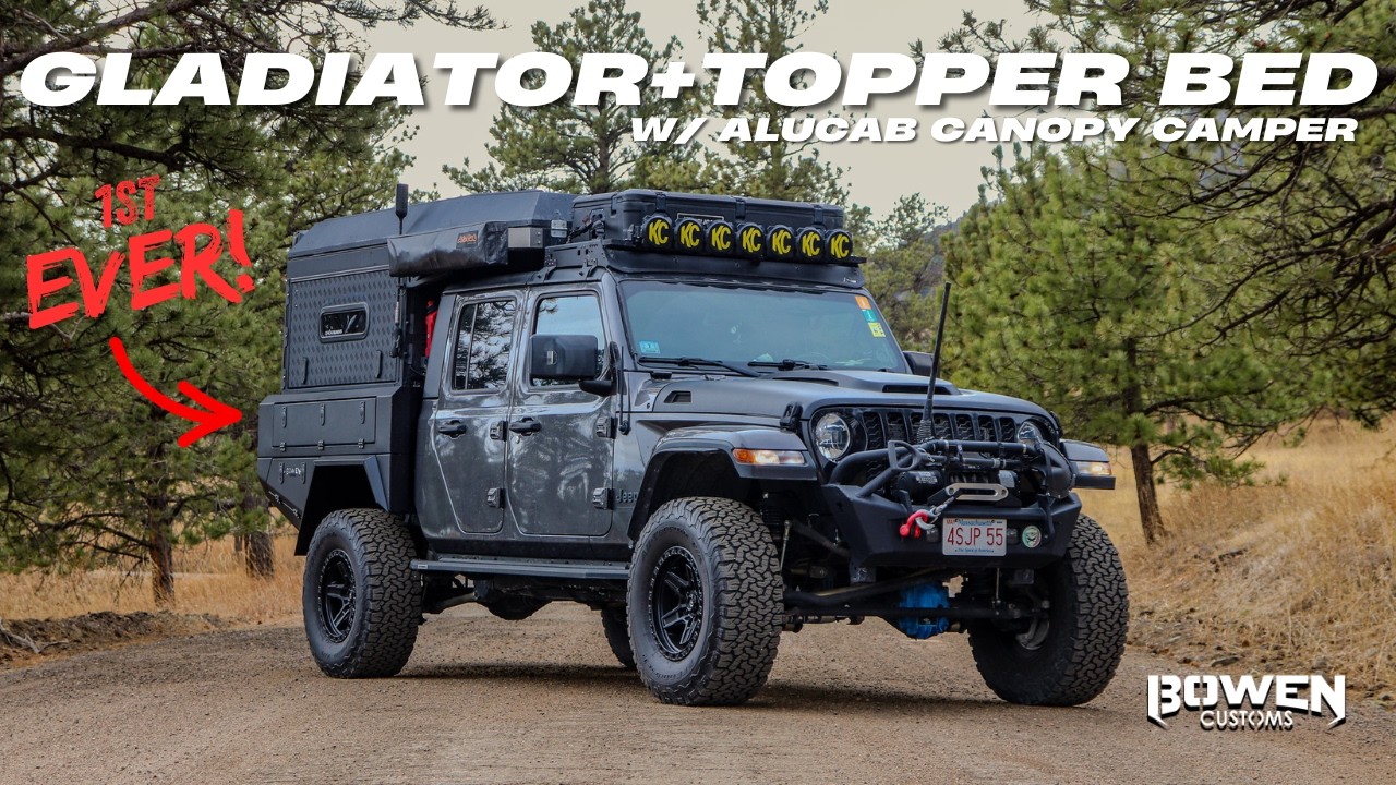 Первый в истории кузовной надстройку Bowen Customs на Jeep Gladiator!