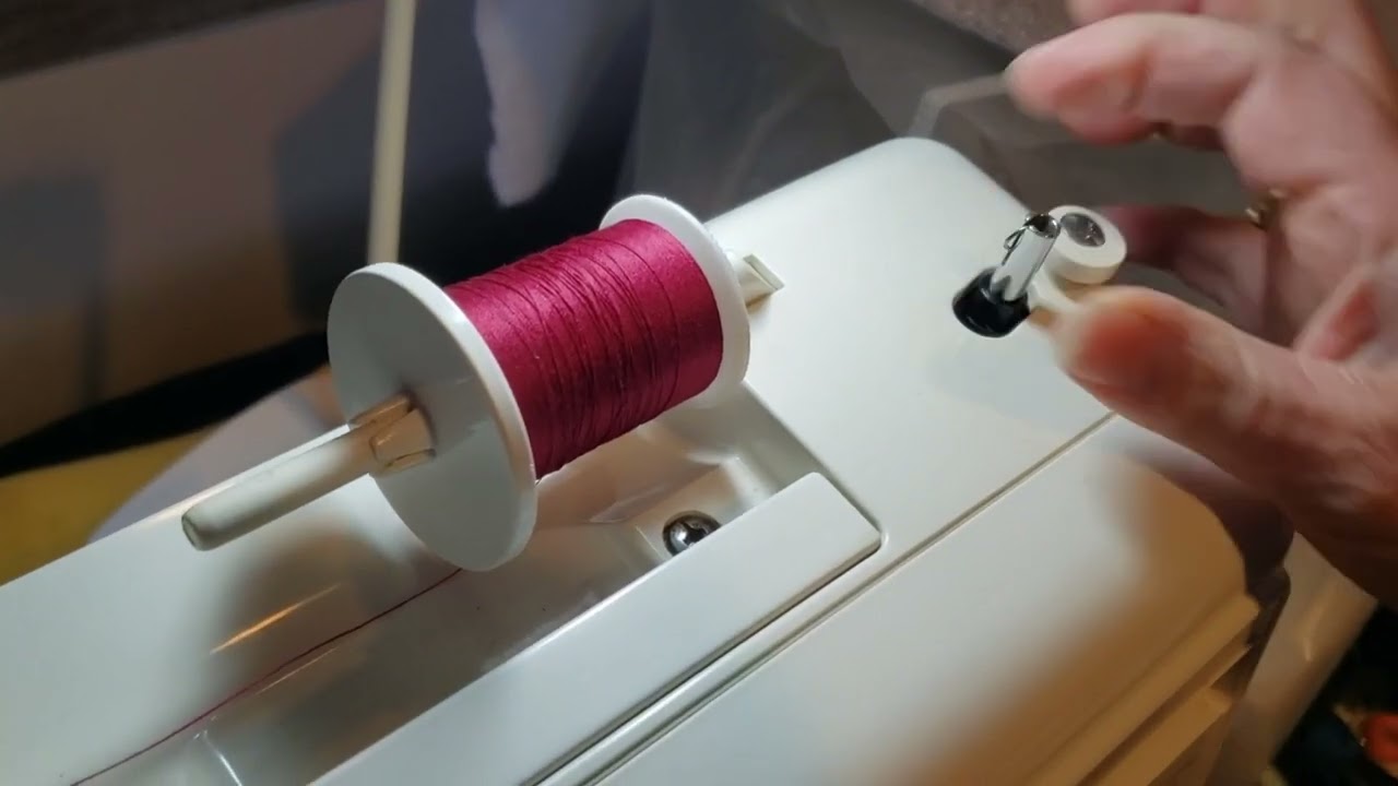 sewing machine,  bobbin winder problems,  fix