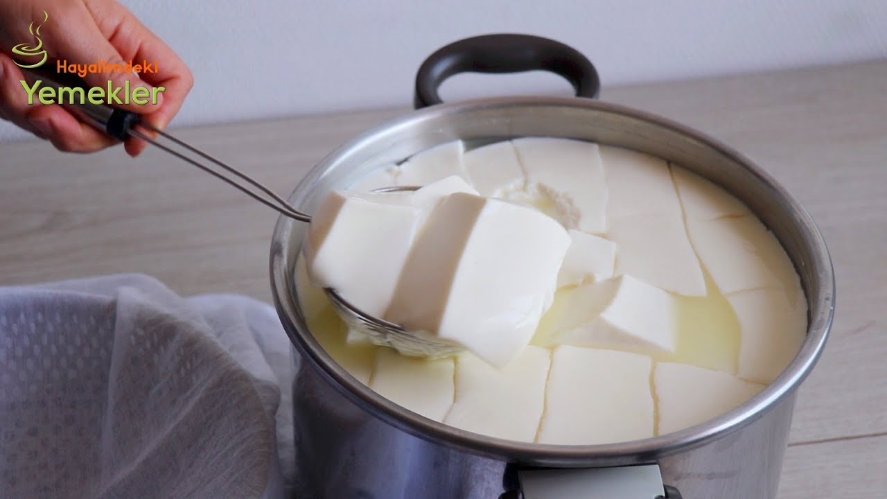 Evde En Kolay Peynir Yapımı - Peynir Altı Suyuyla Lor Peyniri ve Yağlı Top Peyniri