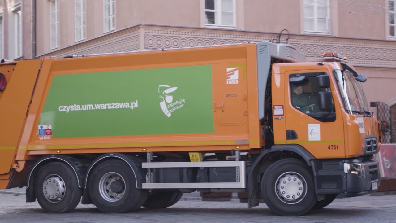 Renault D/D Wide - myjki pracujące dla MPO Warszawa