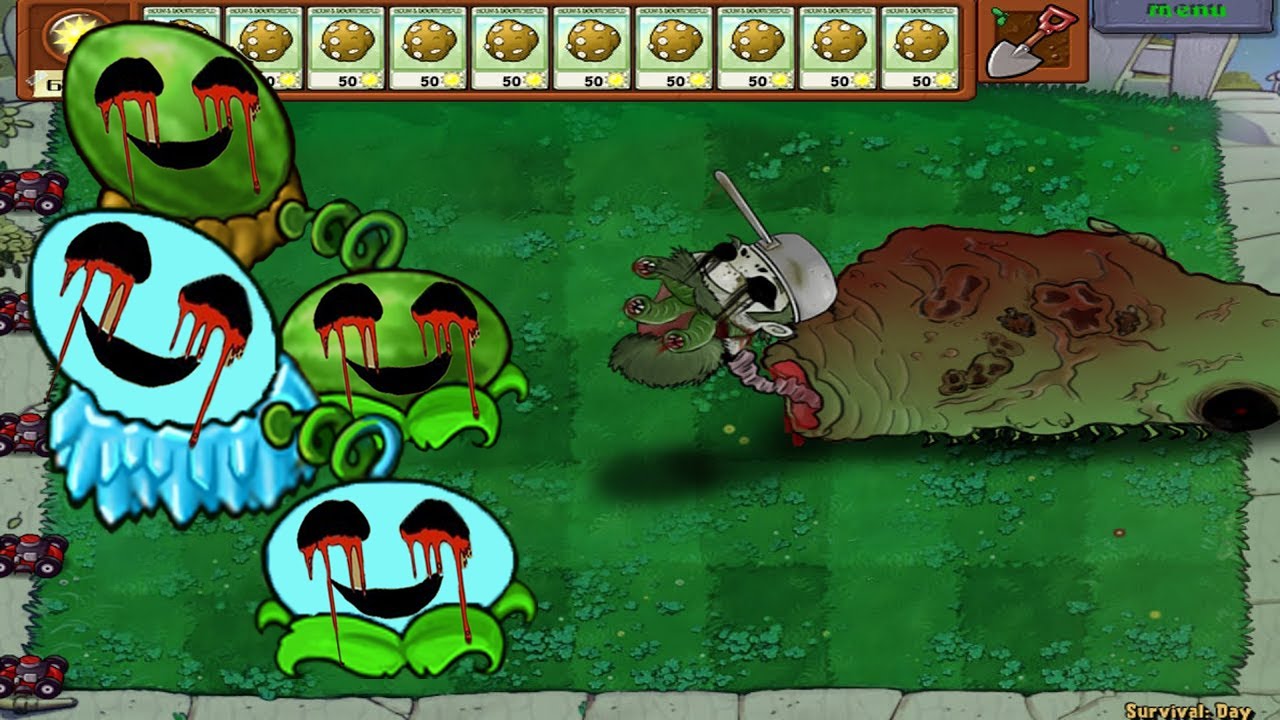 Plants vs Zombies HACK - Winter Plant vs Horror Horrible Zombies Vs Horror Zomboss