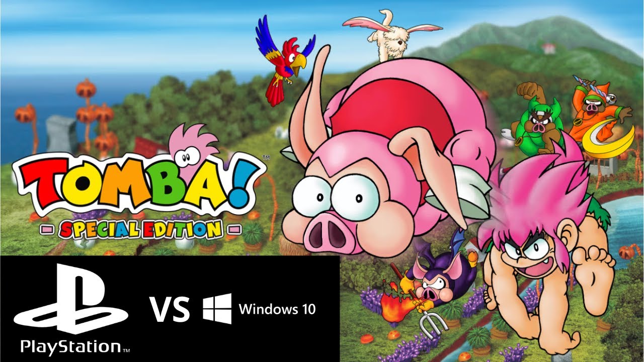 Tomba! Original (Playstation) vs Tomba! Special Edition (Microsoft Windows) - Comparando diferenças