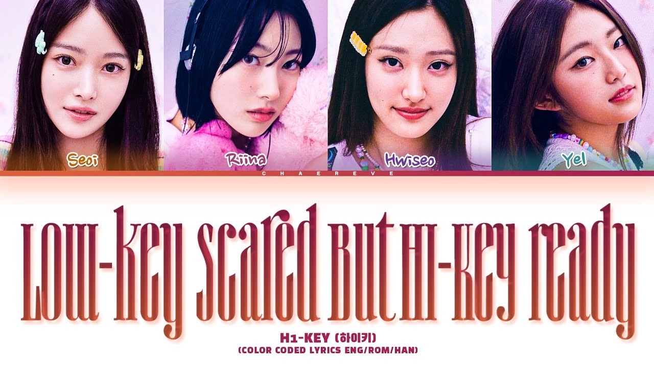 H1-KEY Low-key Scared But H1-KEY Ready Lyrics (Color Coded Lyrics)