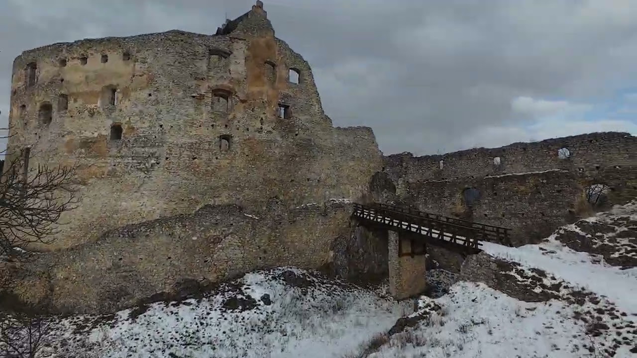 Topoľčiansky hrad, Slovakia...2026, views from above, dji avata 2, 4k - 60fps