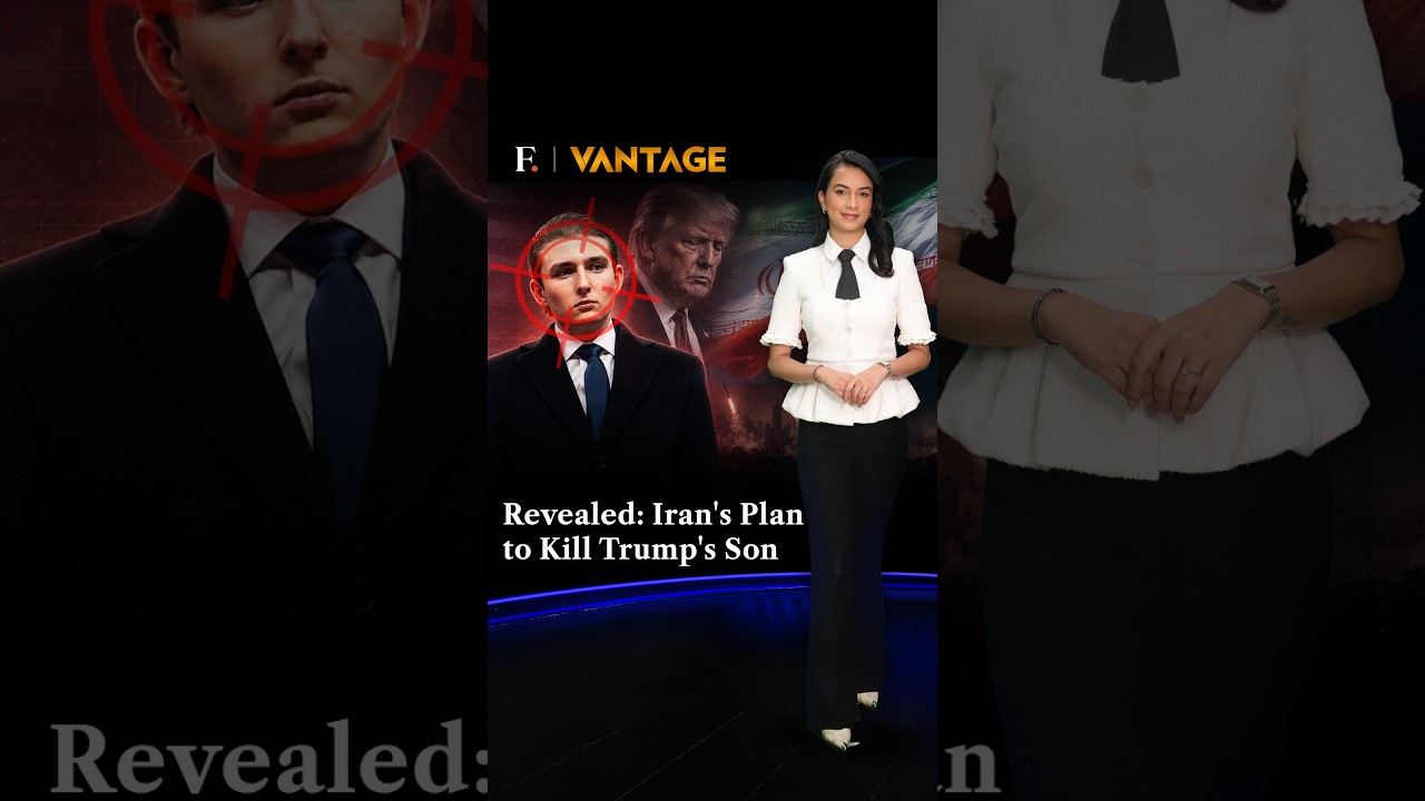 Iran Threatens Barron Trump? $10 Million Bounty Sparks US Security Probe | Vantage on Firstpost
