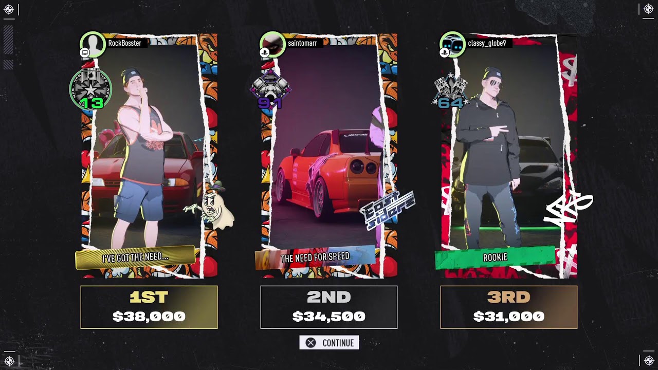 Classy_globe9 live Need for Speed unbound on broadcast