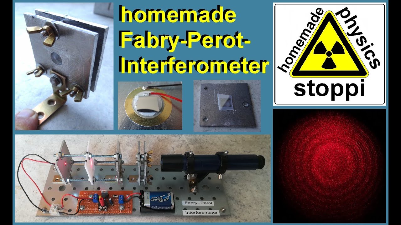cheap & homemade Fabry Perot Interferometer