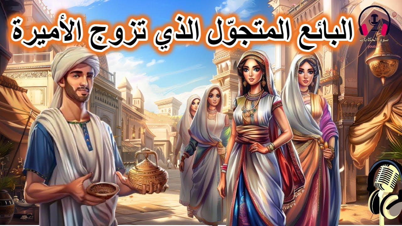 قصة البائع المتجول الذي تزوج الأميرة، من القصص الخيالية المشوقة قبل النوم، ضع السماعات واستمع، سوق ا