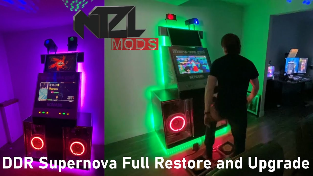 Dance Dance Revolution Supernova Arcade Build! Full Restore with Added Features! ONE OF A KIND!!!
