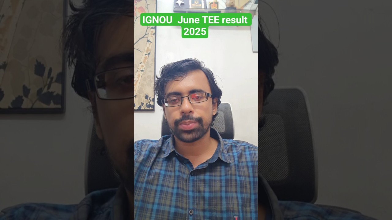 IGNOU June TEE Result 2025 Out Now! Check Your Scores Today! #IGNOU #TEEResult2025 #ExamResults