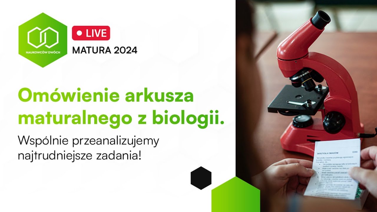 🌱 Biologia: Omówienie arkusza maturalnego