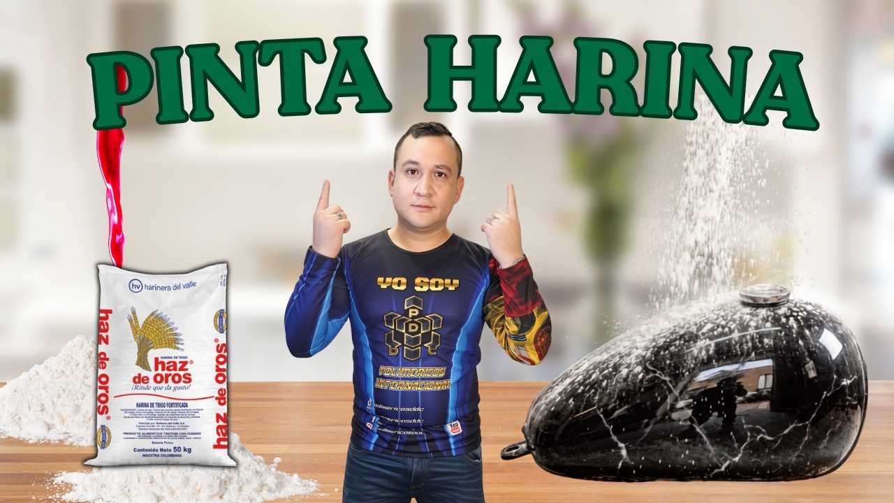 Pintura de AUTOS con 🍞HARINA de TRIGO🍞, idea creativa que puedes usar para PINTAR🎨 tus piezas