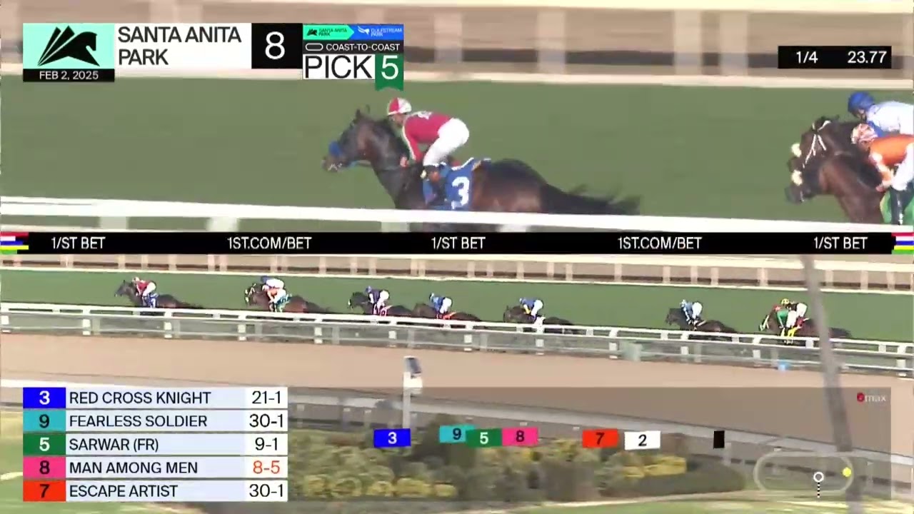 Santa Anita Park Carrera 8 - 2 de Febrero 2025