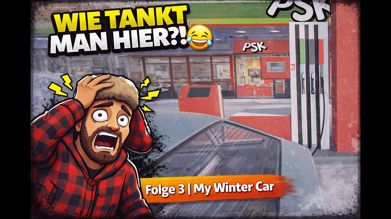 WIE TANKT MAN HIER?! ⛽😂 | Folge 3 | My Winter Car LETSPLAY