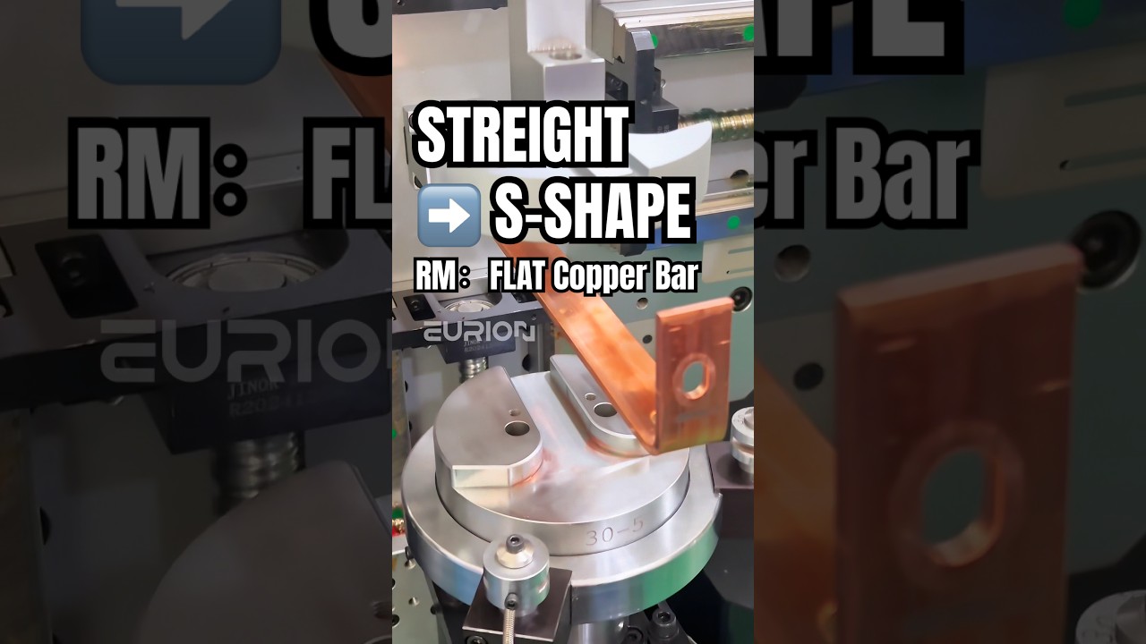 From Straight Copper to S-Shaped Busbar ⚡ | C1100 1/2H