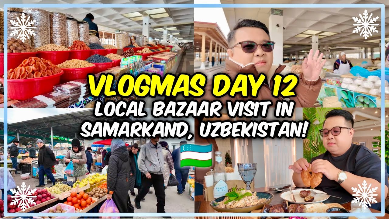 Ganito pala ang Bazaar/Market sa Uzbekistan + More UNESCO Heritage Site Visits! 🇺🇿 | JM Banquicio
