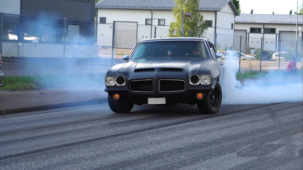 MURICA' Muscle Cars and Street BURNOUTS!! - Järvenpää Cruising 7/2024