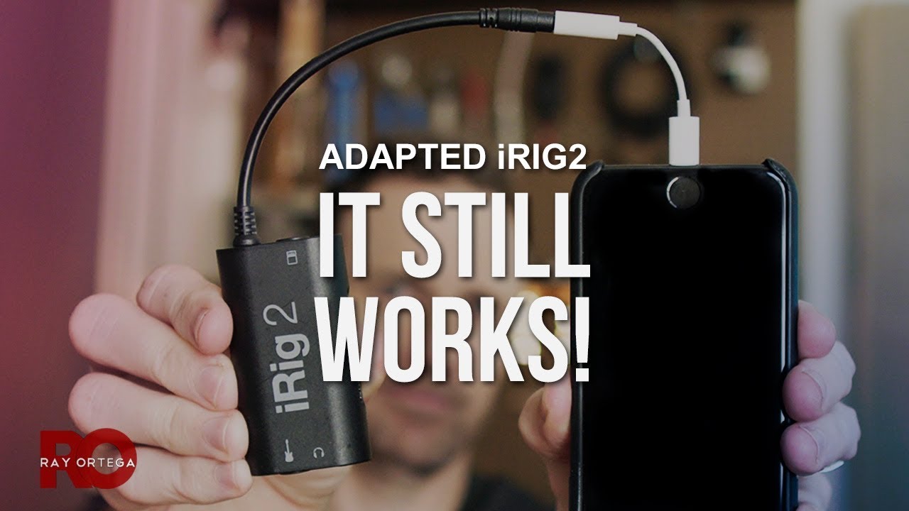 Подключение телефона к микшеру 2018 — iRIG2 к Lightning через адаптер