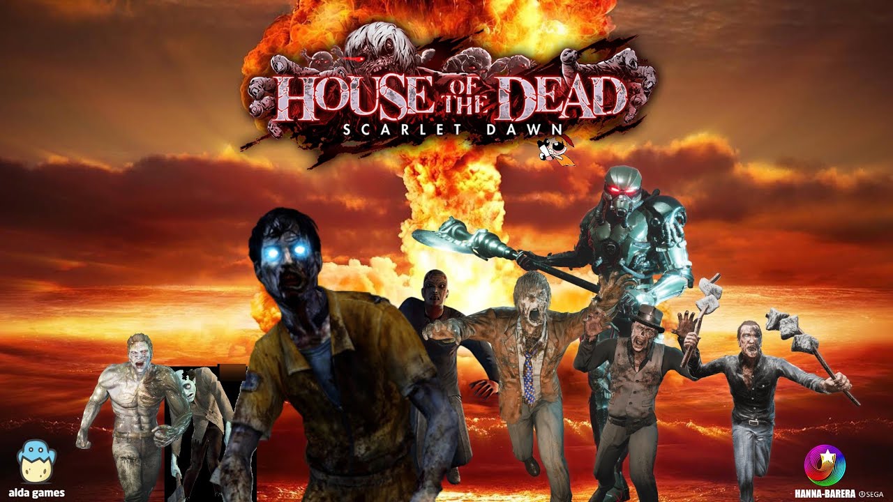 The House Of The Dead: Scarlet Dawn - Gameplay - 4K60FPS - TEKNOPARROT - Sinden Lightgun #sega